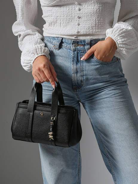 Cross Body Tas Romee Leder Michael kors Zwart romee T5G1ZC1L ander zicht 1